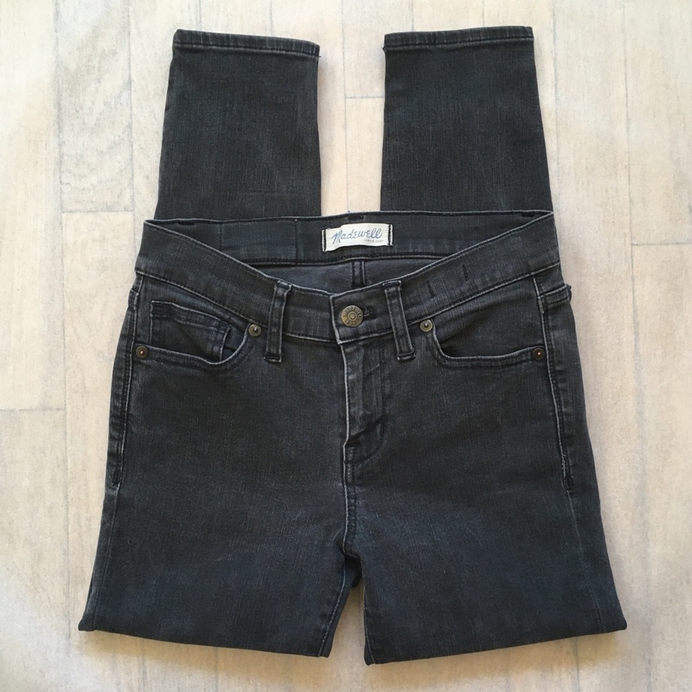 Madewell Skinny Skinny Jeans in Black Frost